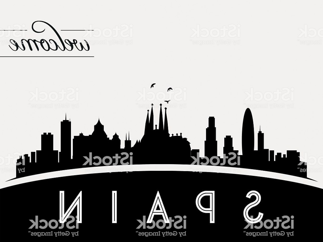 1228x921 Spain Skyline Silhouette Vector Illustration Gm Boozeworthy