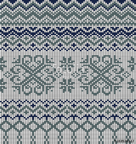 473x500 Seamless Jacquard Knit Pattern In Vector Stock Image And Royalty