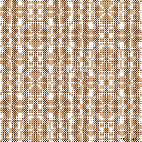 500x500 Seamless Jacquard Knitting Pattern Knitwear Texture Vector