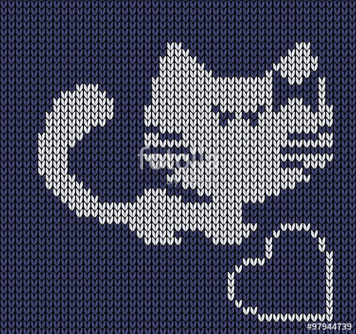 500x469 Seamless Knitted Background