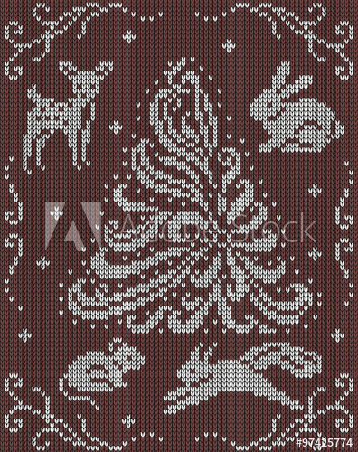 396x500 Seamless Knitted Background