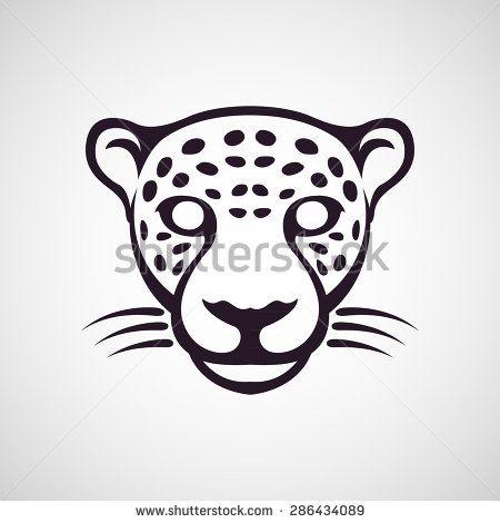 Jaguar Face Stock Vectors Vector Clip Art Shutterstock 450x470 Jaguar Face Stock Vectors Vector Clip Art Shutterstock