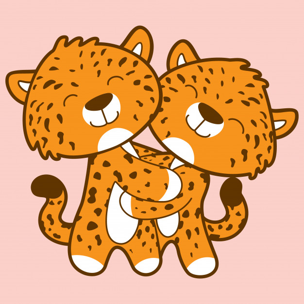 Two Baby Jaguar Vector Premium Download 626x626 Two Baby Jaguar Vector Premium Download