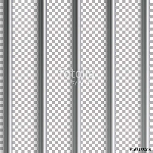 Jail Bars Vector Illustration Isolated On Transparent Background 500x500 Jail Bars Vector Illustration Isolated On Transparent Background