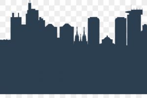 300x200 Jakarta Indonesia City Skyline Vector Silhouette Illustration