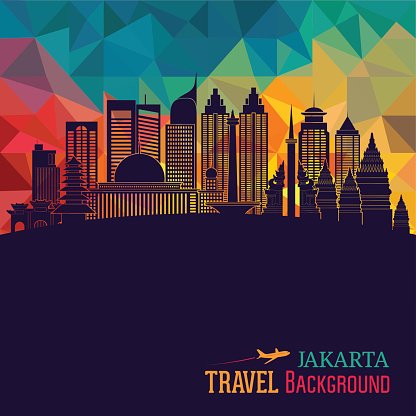 416x416 Jakarta Detailed Vector Illustration Premium Clipart