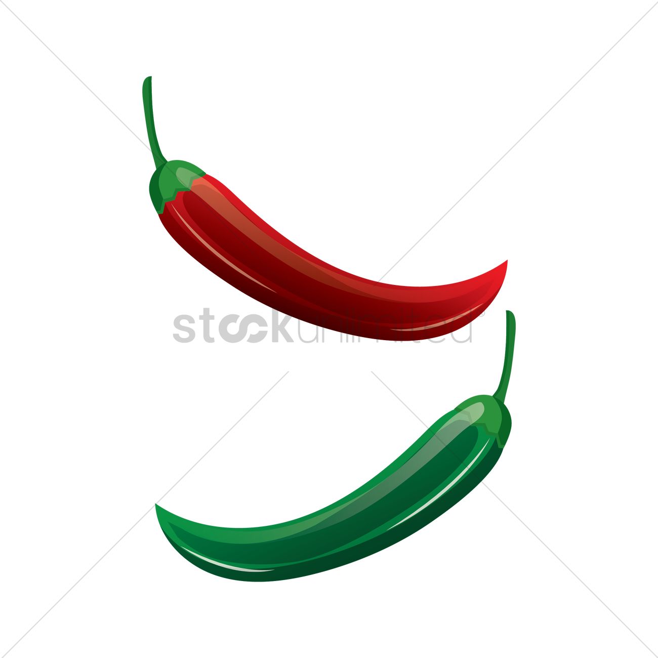 1300x1300 Jalapeno Vector Image