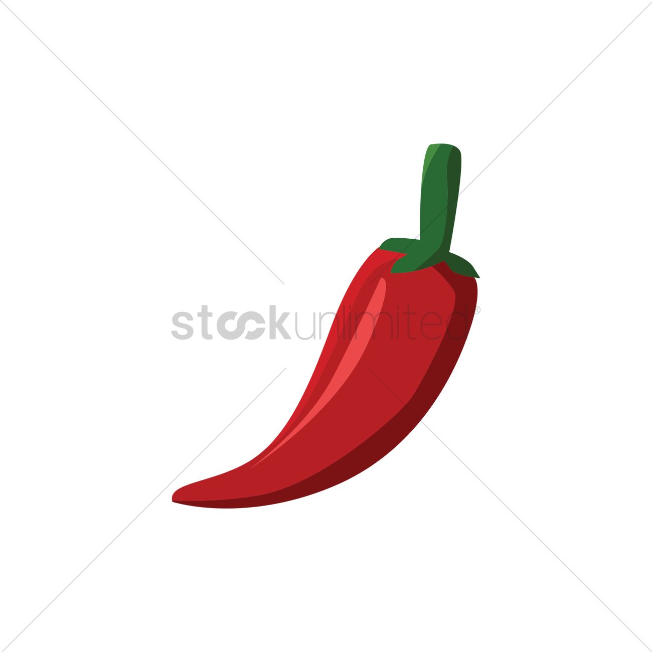 1300x1300 Jalapeno Vector Image