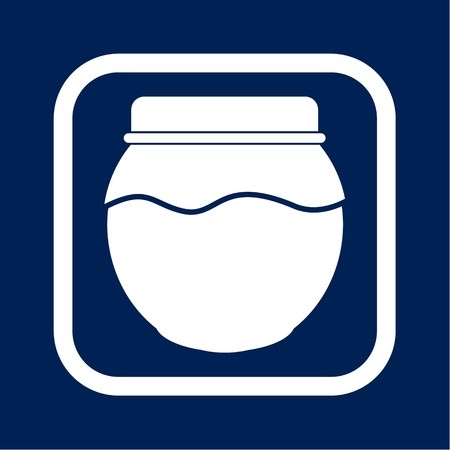 450x450 Jam Jar Vector Icon Illustration Royalty Free Vector Graphics