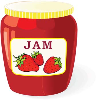 350x350 Jar Of Jam Clipart Free