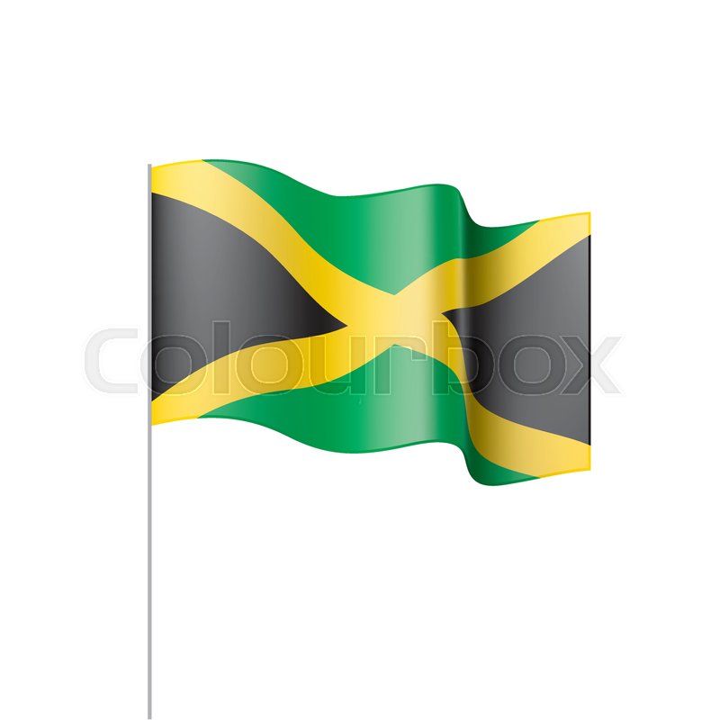 800x800 Jamaica Flag, Vector Illustration On A Stock Vector Colourbox