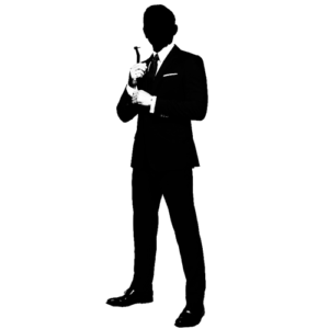 James Bond Silhouette Vector at Vectorified.com | Collection of James ...