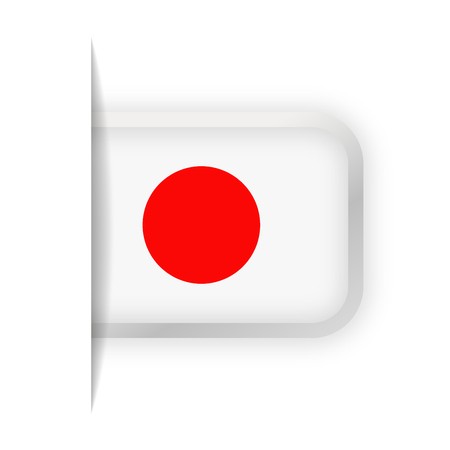 450x450 Japan Flag Vector Bookmark Icon