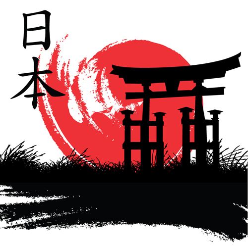 Japan Style Elements Vector Graphics Free Download 500x499 Japan Style Elements Vector Graphics Free Download