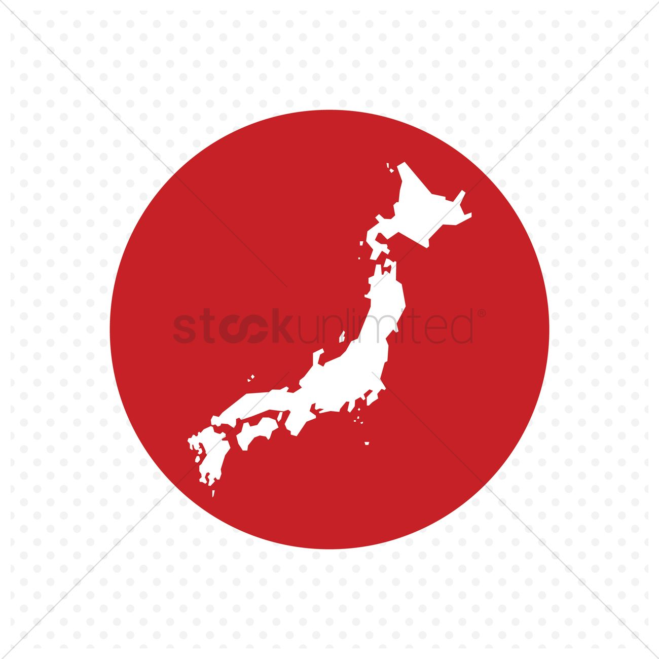 1300x1300 Japan Map Vector Image