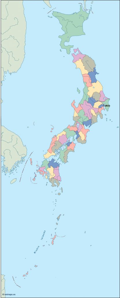 416x1033 Japan Vector Map Illustrator Map Vector World Maps