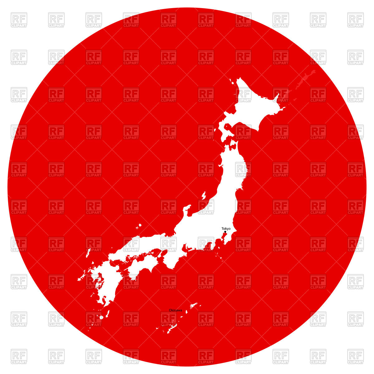1200x1200 Japan Map Outline Vector Image Of Signs, Symbols, Maps Prague