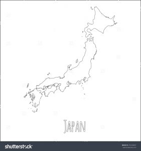 281x300 Simple Map Of Japan Outline With Cities