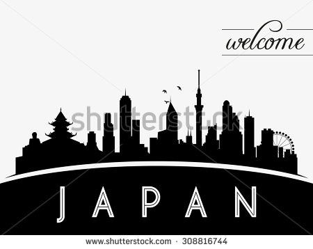 450x358 Japan Skyline Silhouette