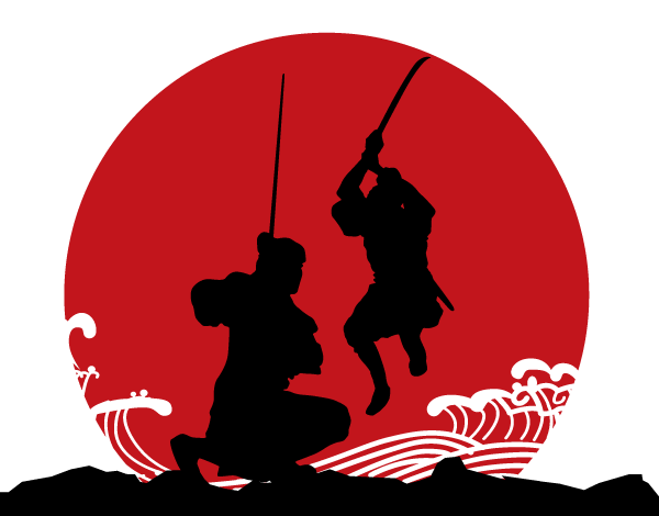 600x470 Vector Japanese Samurai Armor Silhouettes Download Free Vector