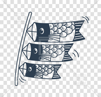 400x384 Kites In The Form Of Fish