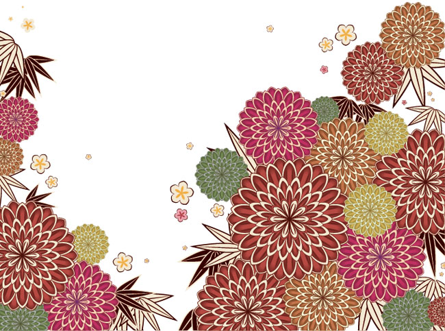 Japanese Cherry Vector Background 650x483 Japanese Cherry Vector Background