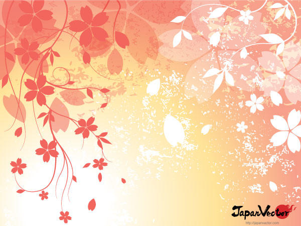 Sakura Japanese Cherry Blossom Background Vector 600x450 Sakura Japanese Cherry Blossom Background Vector