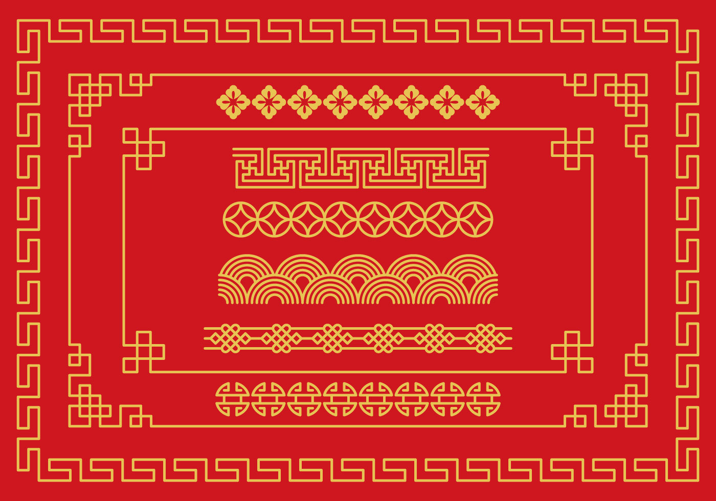 Japanese Border Vectors 1400x980 Japanese Border Vectors