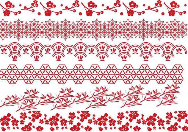 Red Japanese Border Vectors Free Vector Download Cannypic 632x443 Red Japanese Border Vectors Free Vector Download Cannypic