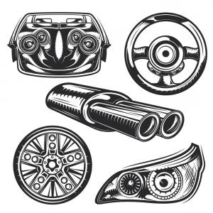 Classic S Japanese Car Logo Emblems And Badges Isolated On White 300x300 Classic S Japanese Car Logo Emblems And Badges Isolated On White