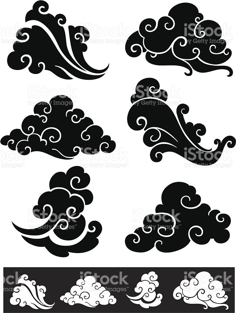 Japanese Cloud Vector at Vectorified.com | Collection of Japanese Cloud