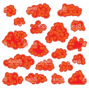 300x300 Photostock Vector Oriental Clouds Vector Chinese Or Japanese Water