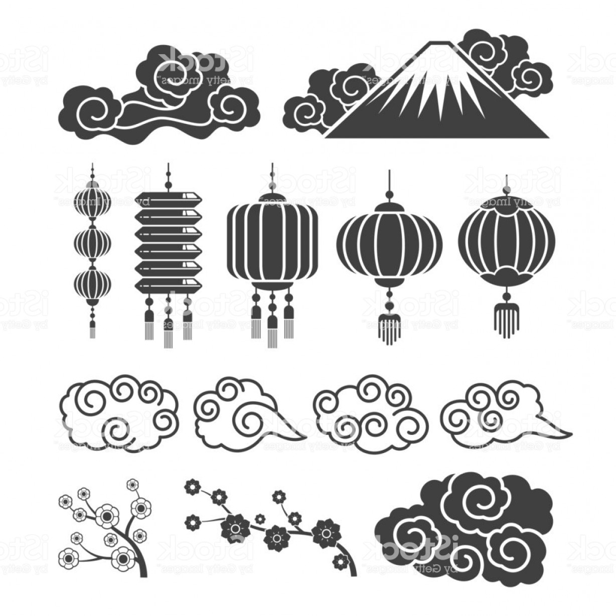 1228x1228 Asian Clouds Vector Catchsplace