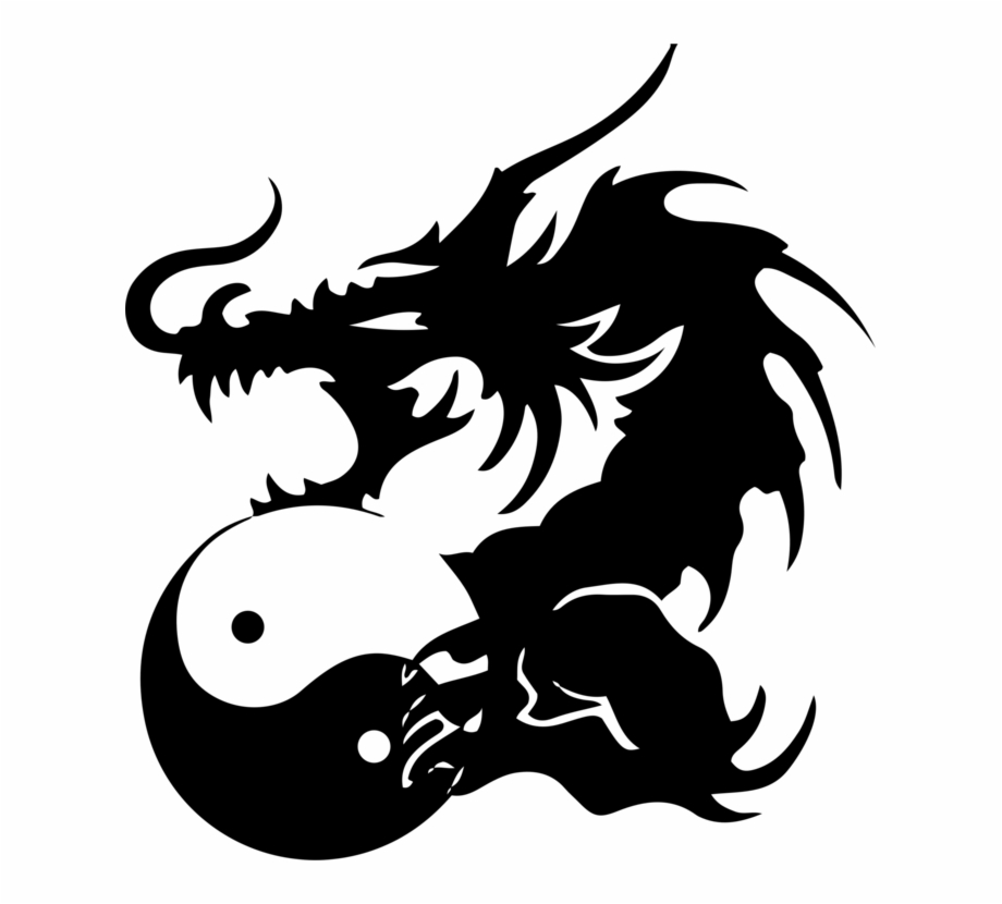 920x830 Yin And Yang Chinese Dragon Japanese Dragon Tattoo
