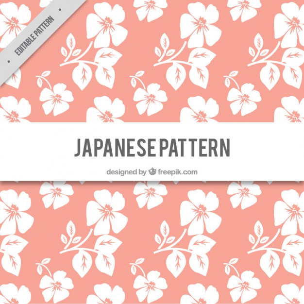 Hand Drawn Japanese Flowers Pattern Vector Free Download 626x626 Hand Drawn Japanese Flowers Pattern Vector Free Download