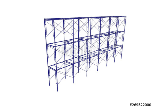 Vector Of Scaffolding Frame Japanese Standard Type Isolated 500x354 Vector Of Scaffolding Frame Japanese Standard Type Isolated