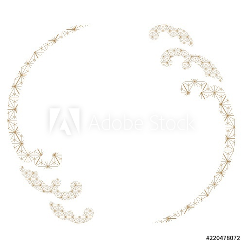 Wave Frame Vector With Japanese Pattern Template Gold Geometric 500x500 Wave Frame Vector With Japanese Pattern Template Gold Geometric
