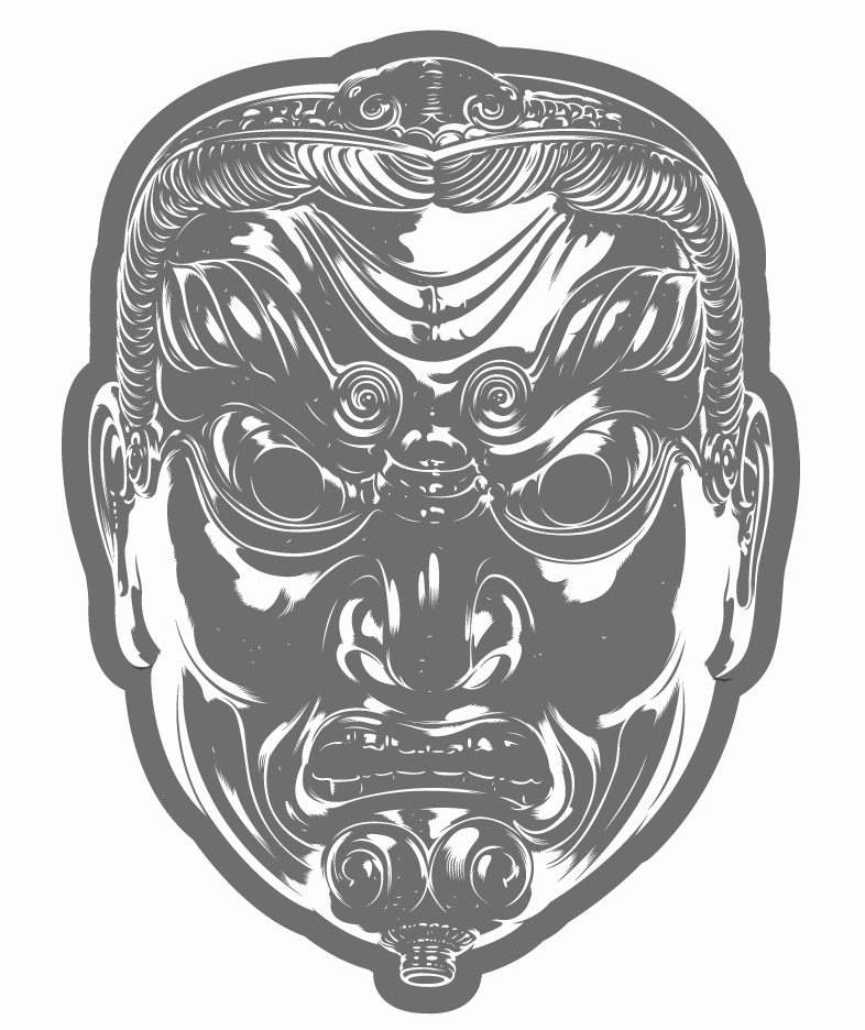 786x936 Jeff Spokes Illustration Vector Japanese Mask