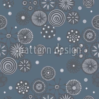 400x400 Japanese Snow Vector Ornament