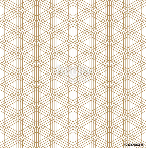 495x500 Seamless Pattern Based On Japanese Ornament Kumiko Stock Image
