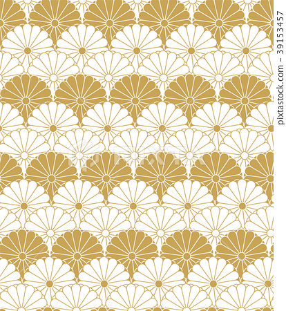 414x450 Japanese Pattern Vector Floral Background
