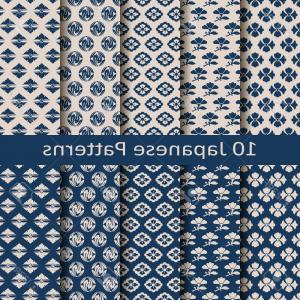 300x300 Japanese Pattern Black And White Vector Hoodamathrun