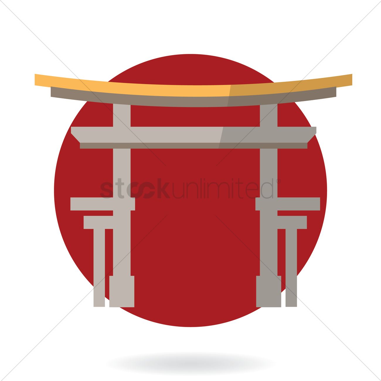 Japan Temple Vector Image 1300x1300 Japan Temple Vector Image