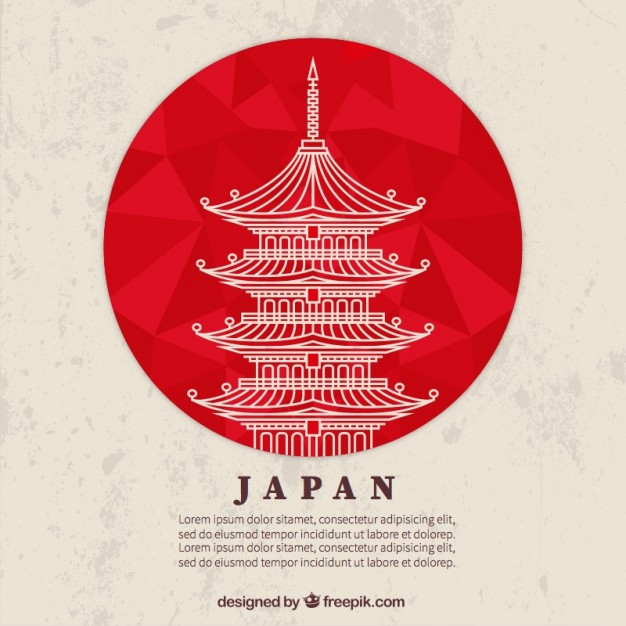 Japanese Temple Vector Free Download 626x626 Japanese Temple Vector Free Download