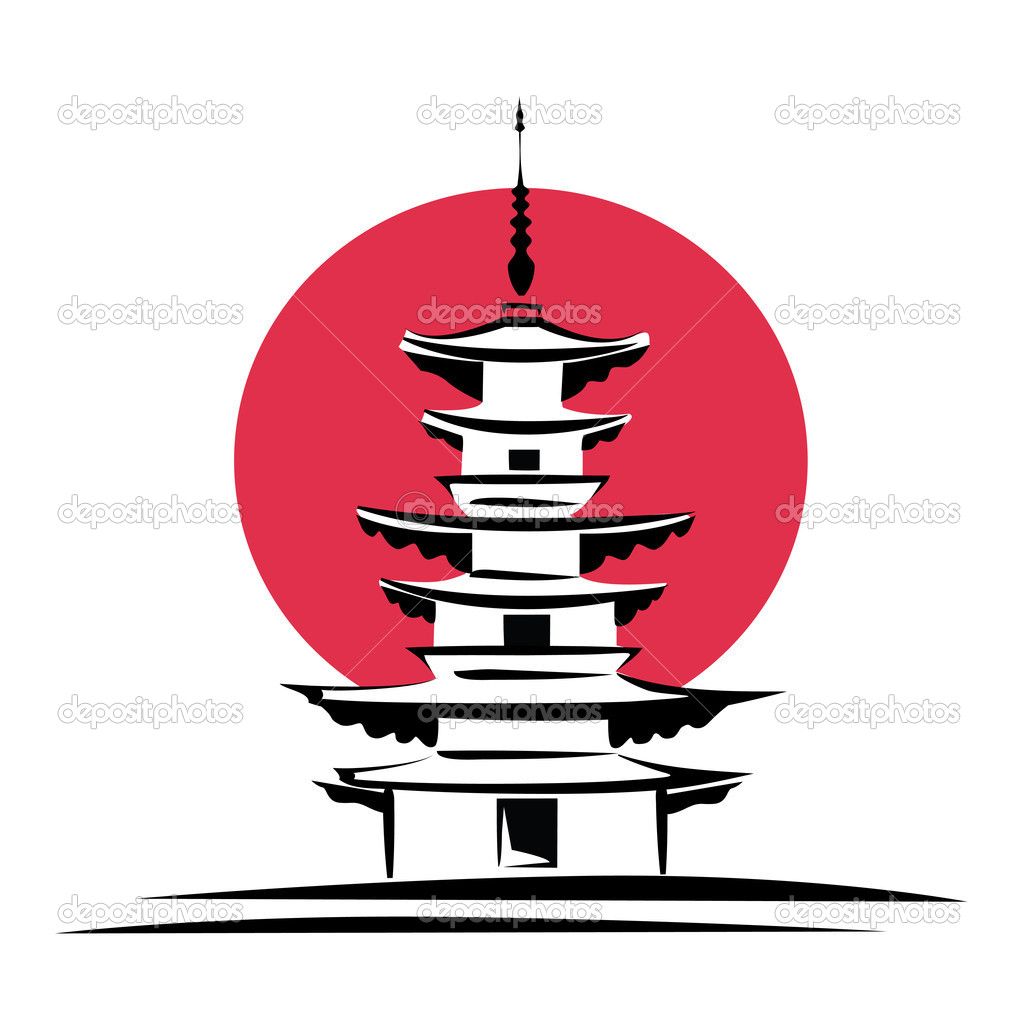 Pagoda Silhouette Pagoda, Japan Symbol Stock Vector Zhanna 1018x1024 Pagoda Silhouette Pagoda, Japan Symbol Stock Vector Zhanna