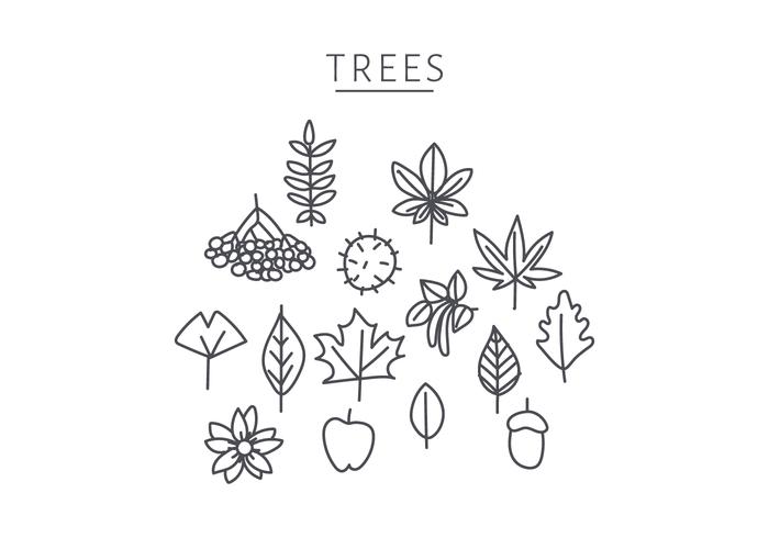Doodle Of Japanese Tree Elements 700x490 Doodle Of Japanese Tree Elements
