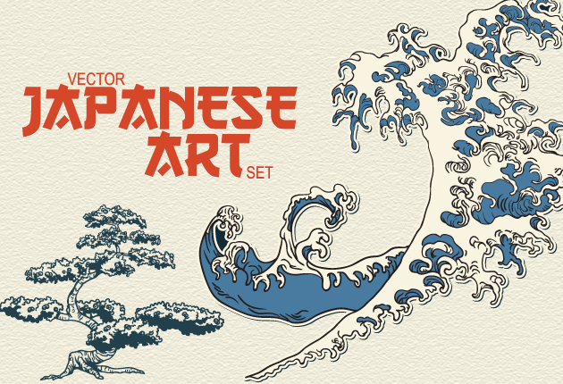 Japanese Wave Vector Images 630x430 Japanese Wave Vector Images