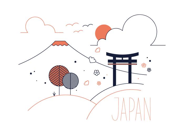 Free Japan Vector 700x490 Free Japan Vector
