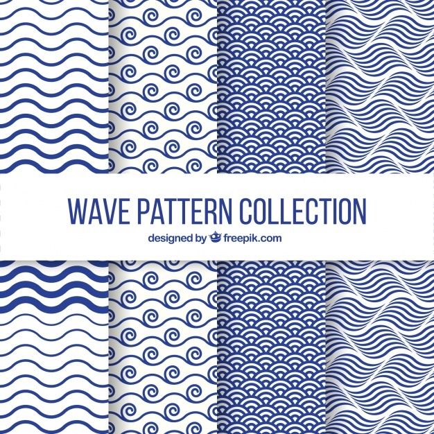 Japanese Wave Pattern Vector at Vectorified.com | Collection of