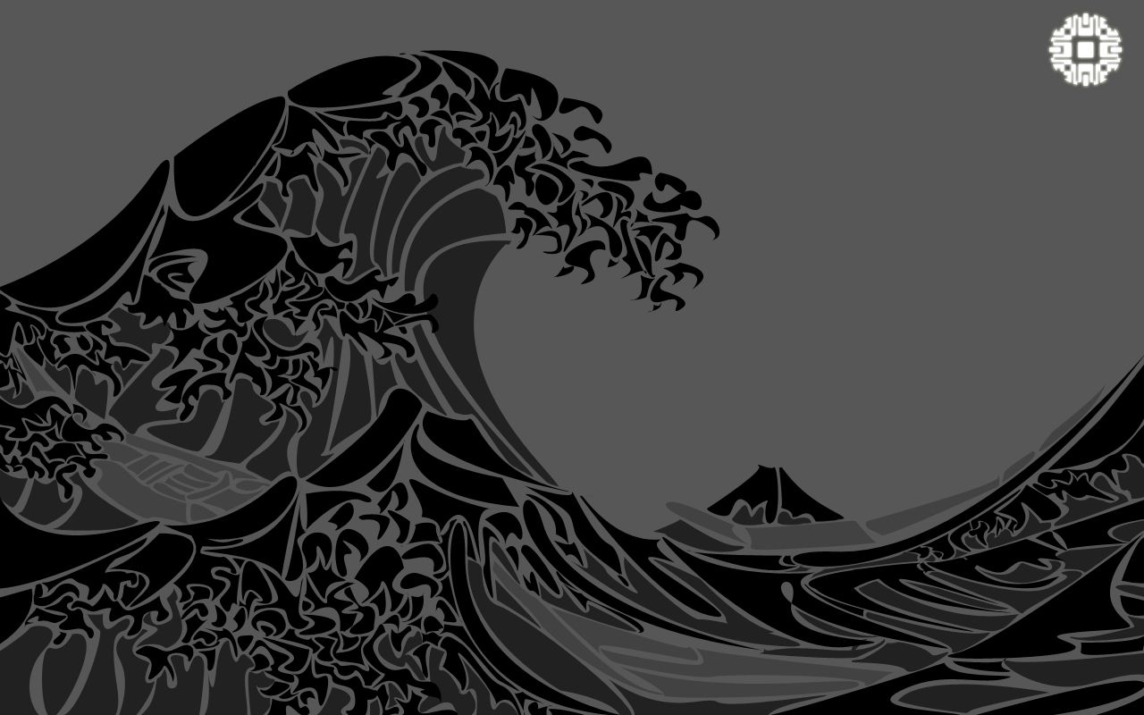 1280x800 Artsy Waves Vector, Waves, Surf Art